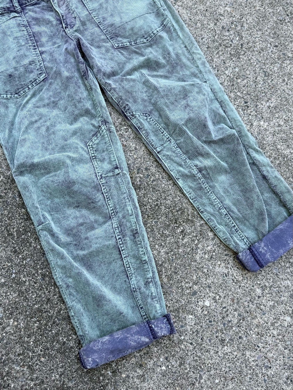 Anthropologie The Wanderer Corduroy Utility Pants Light Green Sage Size 28 - Picture 5 of 13